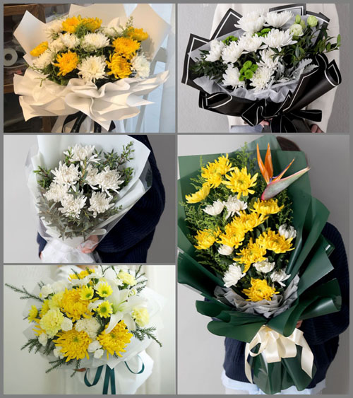 广东江门市台山市川岛镇塔边村白事花束代送